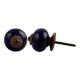 Navy Blue Antique Fitting Ceramic Knob